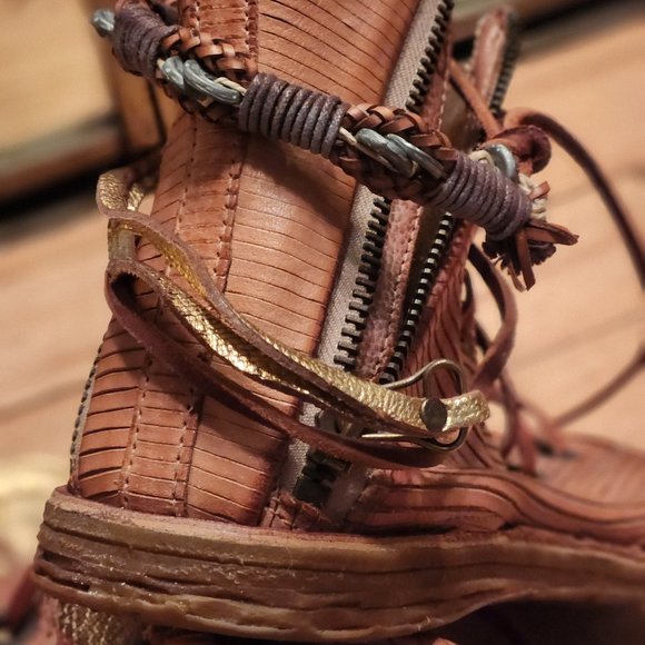 FP Movement by Free People Tan Lace-Up Sandals - Picture 4 of 6